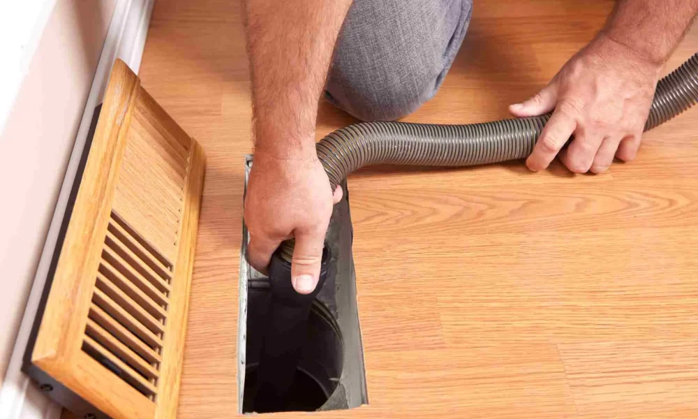 diy air duct cleaning